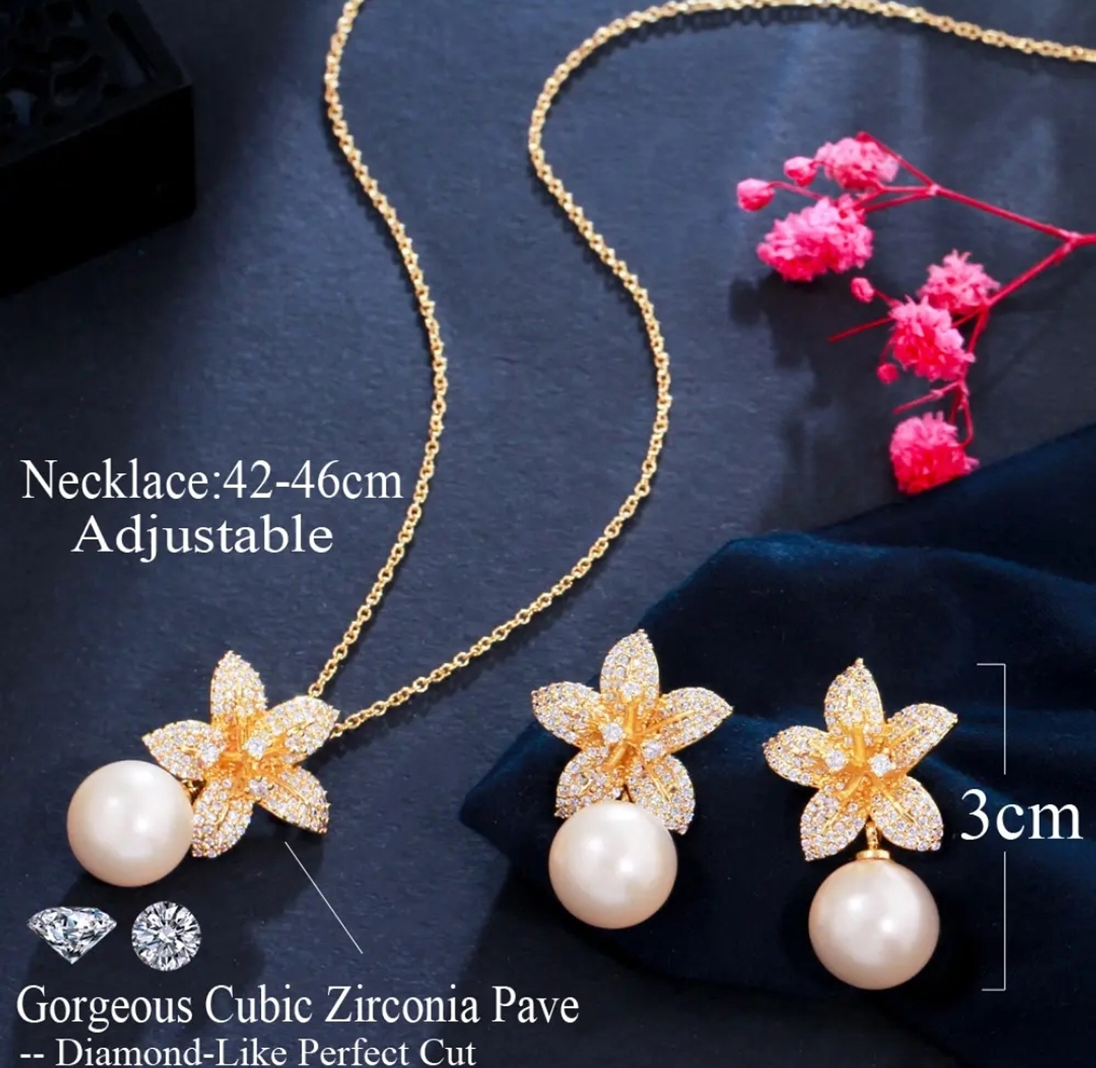 Pearl Blossom Luxury Jewelry Set image