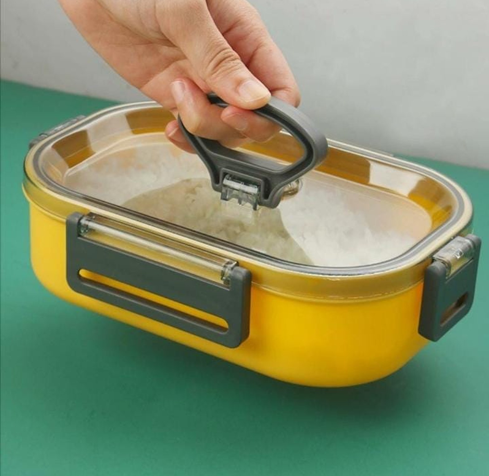 Leak-Proof Lunch Box, Food Container, Bento Box, With Cutlery image