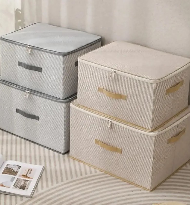 Foldable Large Zipper Storage Box image