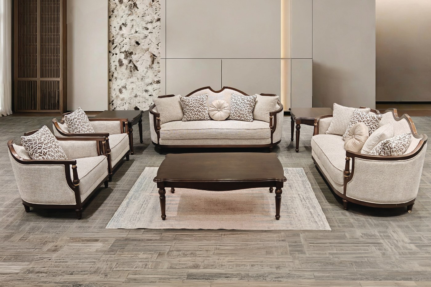 HARRINGTON 7 Seater Sofa (3+2+1+1) image 1
