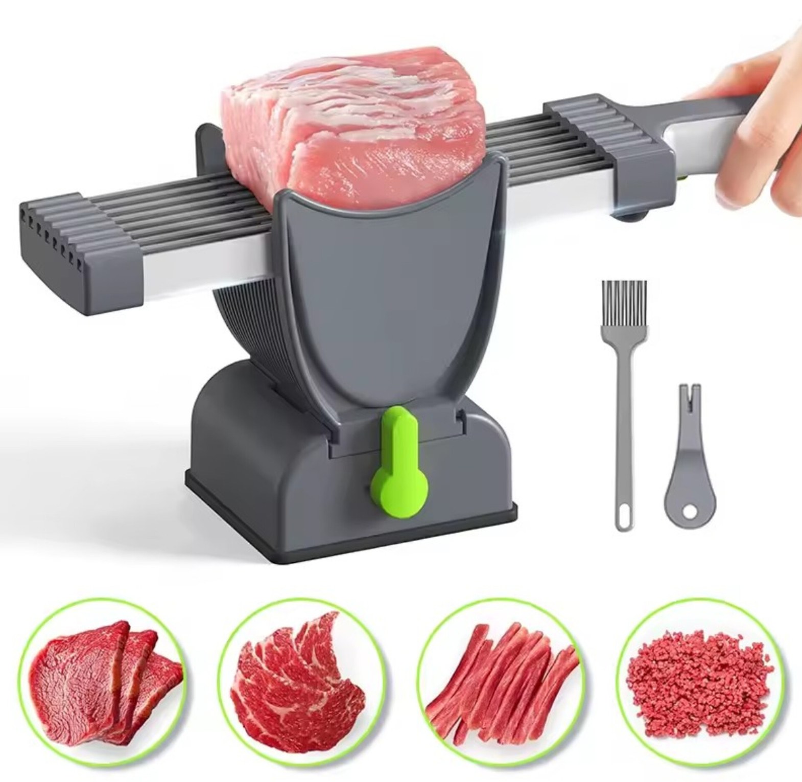 Multifunctional Meat Slicer & Strip Cutter - Precision Kitchen Tool for Home Chefs image