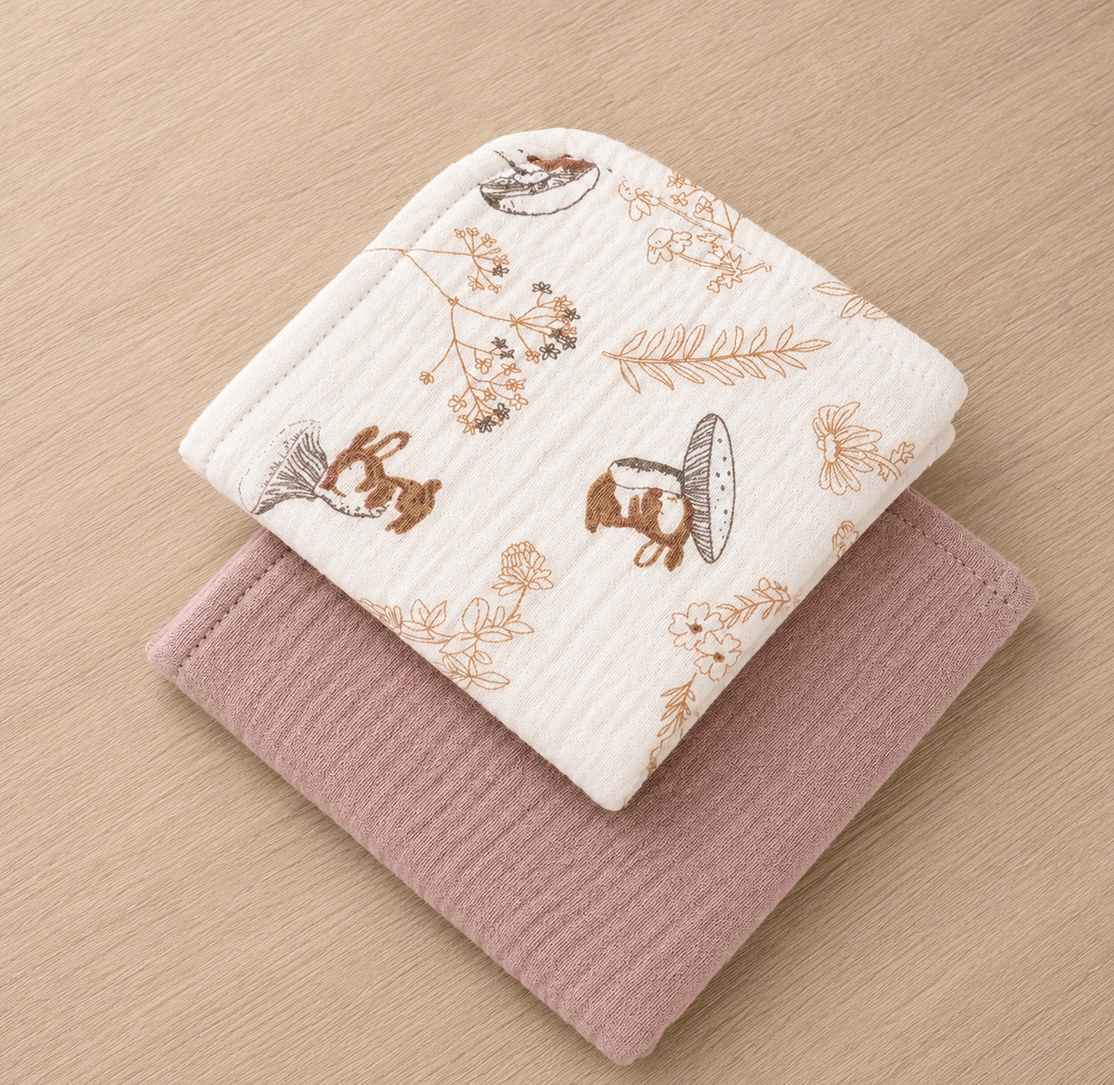 Premium Muslin Washcloth Set (2 Pack) image