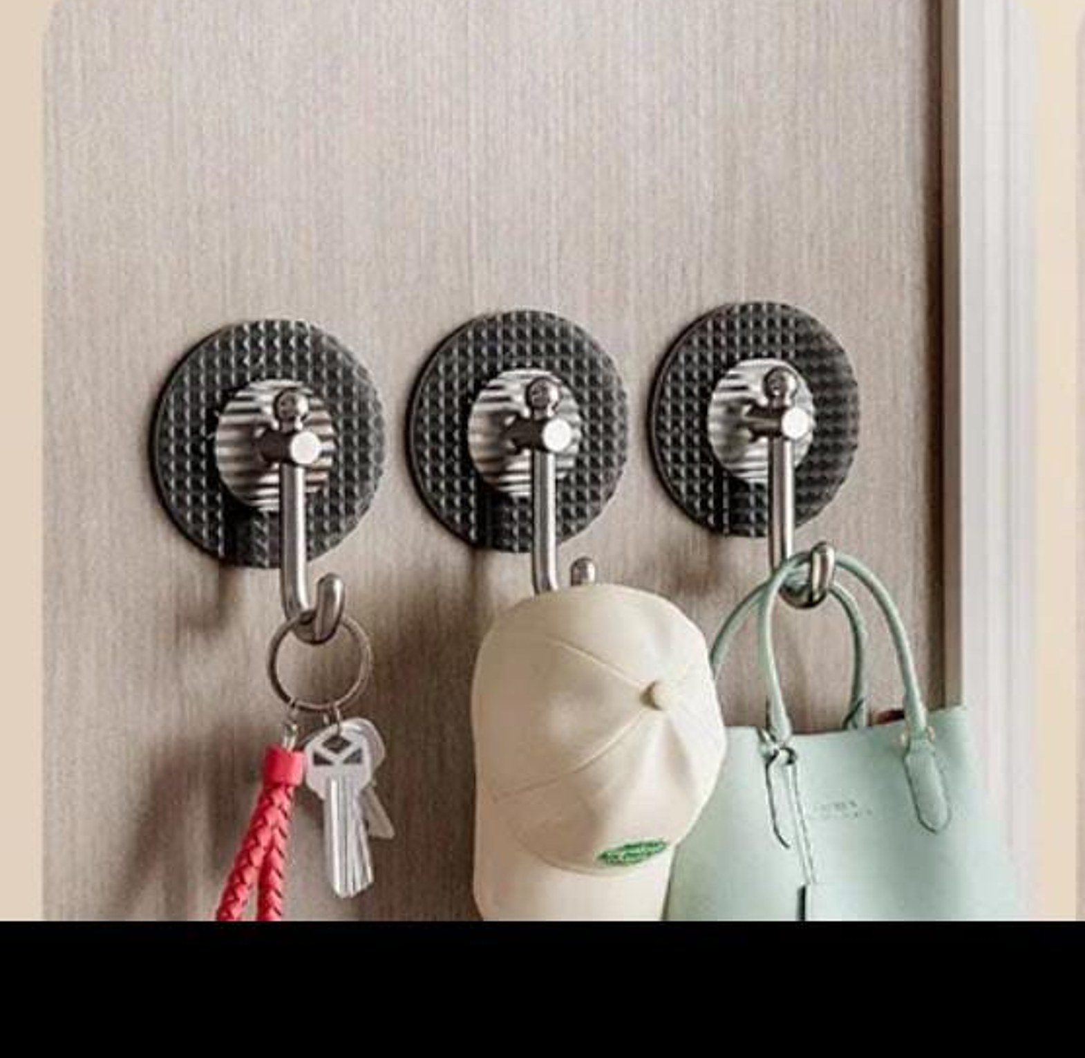 2pcs No Drilling Light luxury Wall Hook image