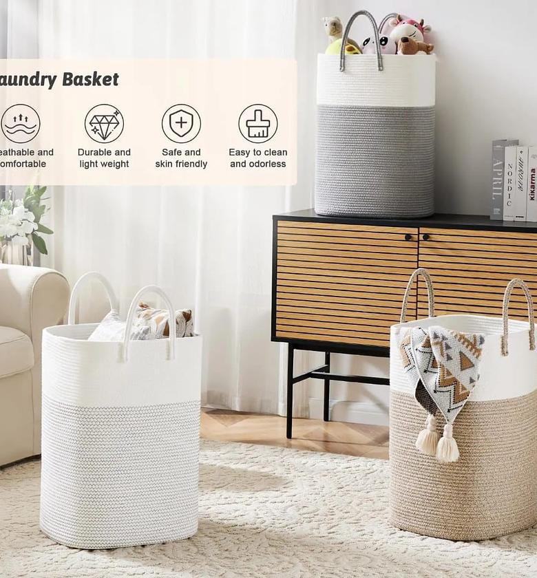 Rectangular Non-Woven Storage Basket image