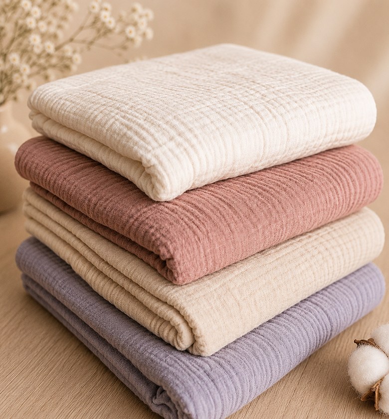 CloudSoft™ 4-Layer Muslin Blanket. image