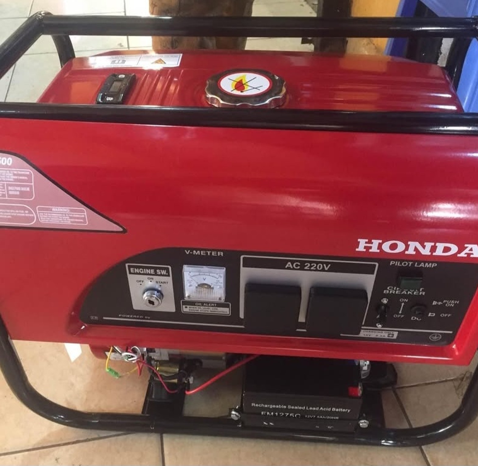 6.5 kva honda generator keystart engine image