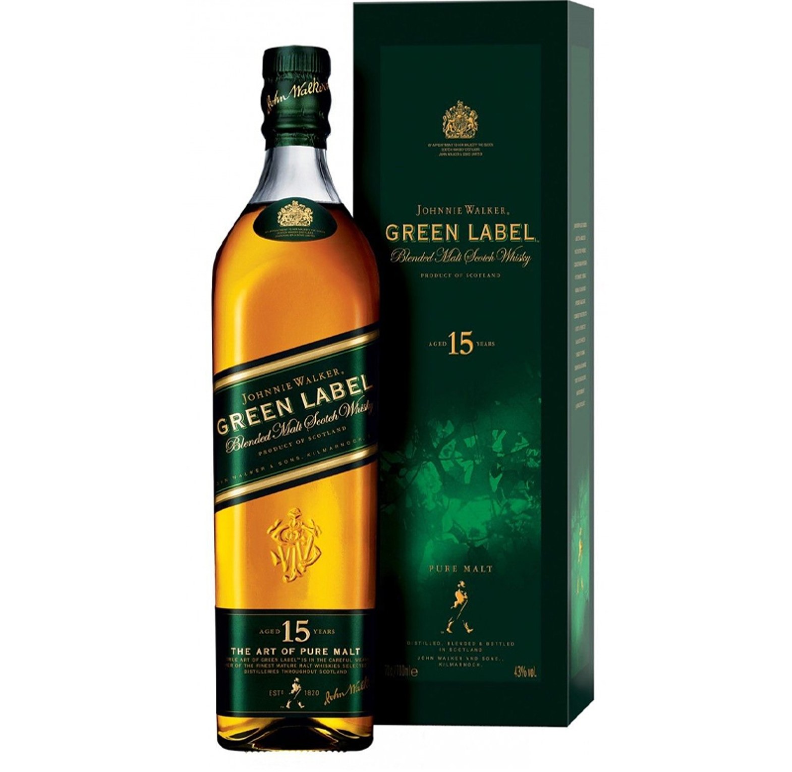 Jw green label 15yrs (750ml) image
