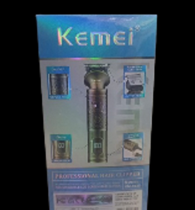 Kemei KM-1636 Professional Rechargeable LCD Screen Hair Clipper.  image