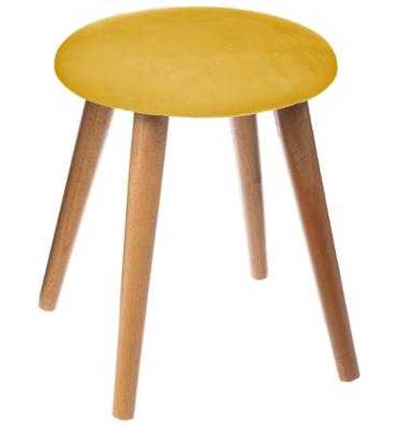 STOOL 40 CM CLR YELLOW Re image