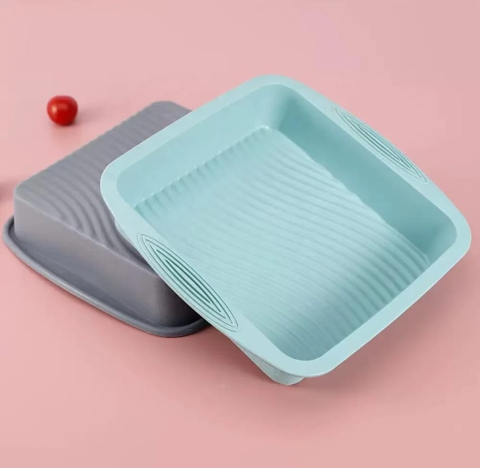 Premium 3D Square Silicone Baking Tin and Dessert Mold image