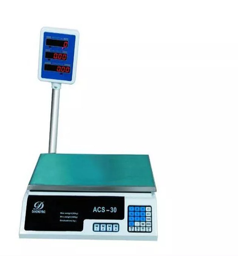 30kg digital scale with pole image