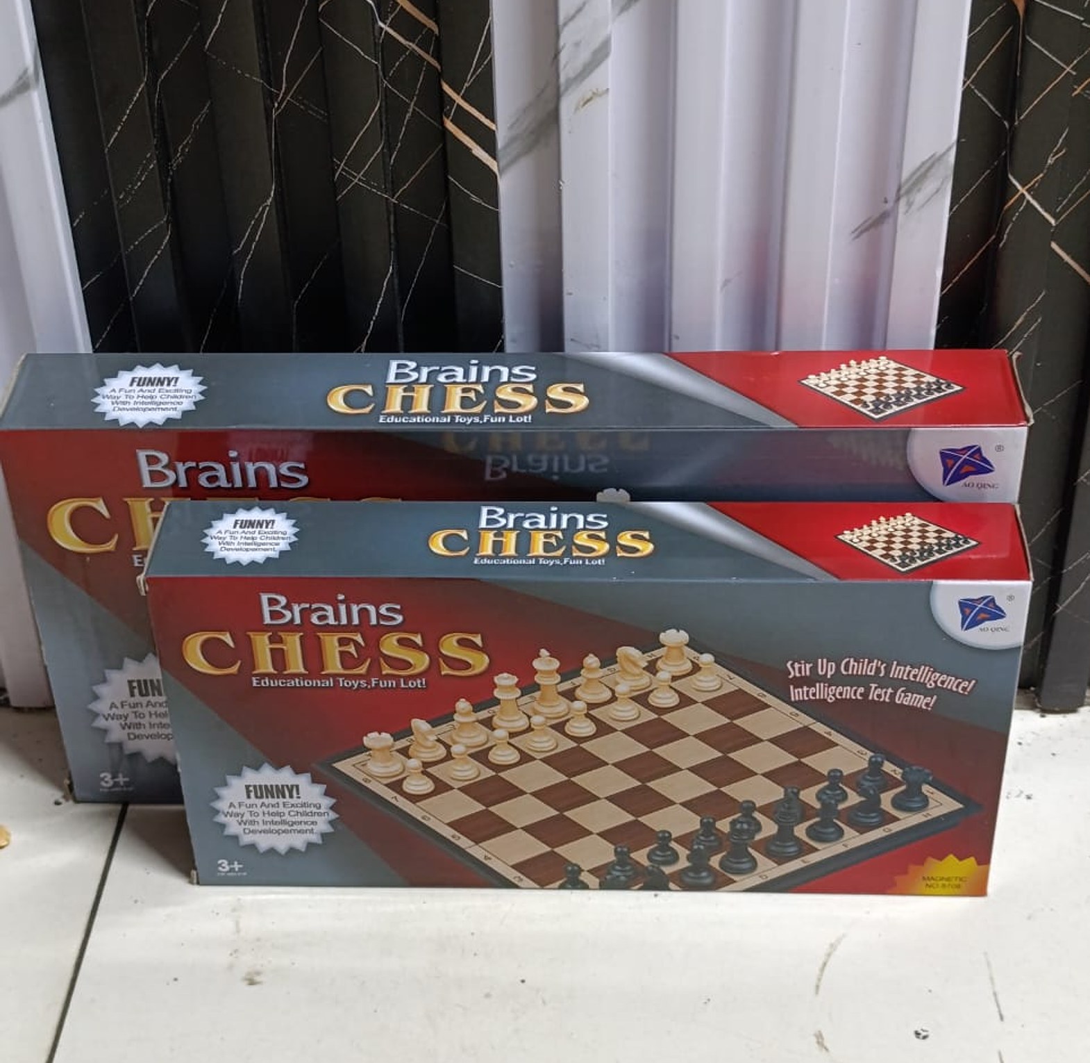 Chess Board. Chess Bag Brain Magnetic Chess Board Game improve children's logical thinking and independent thinking ability, and cultivate children's international vision. image