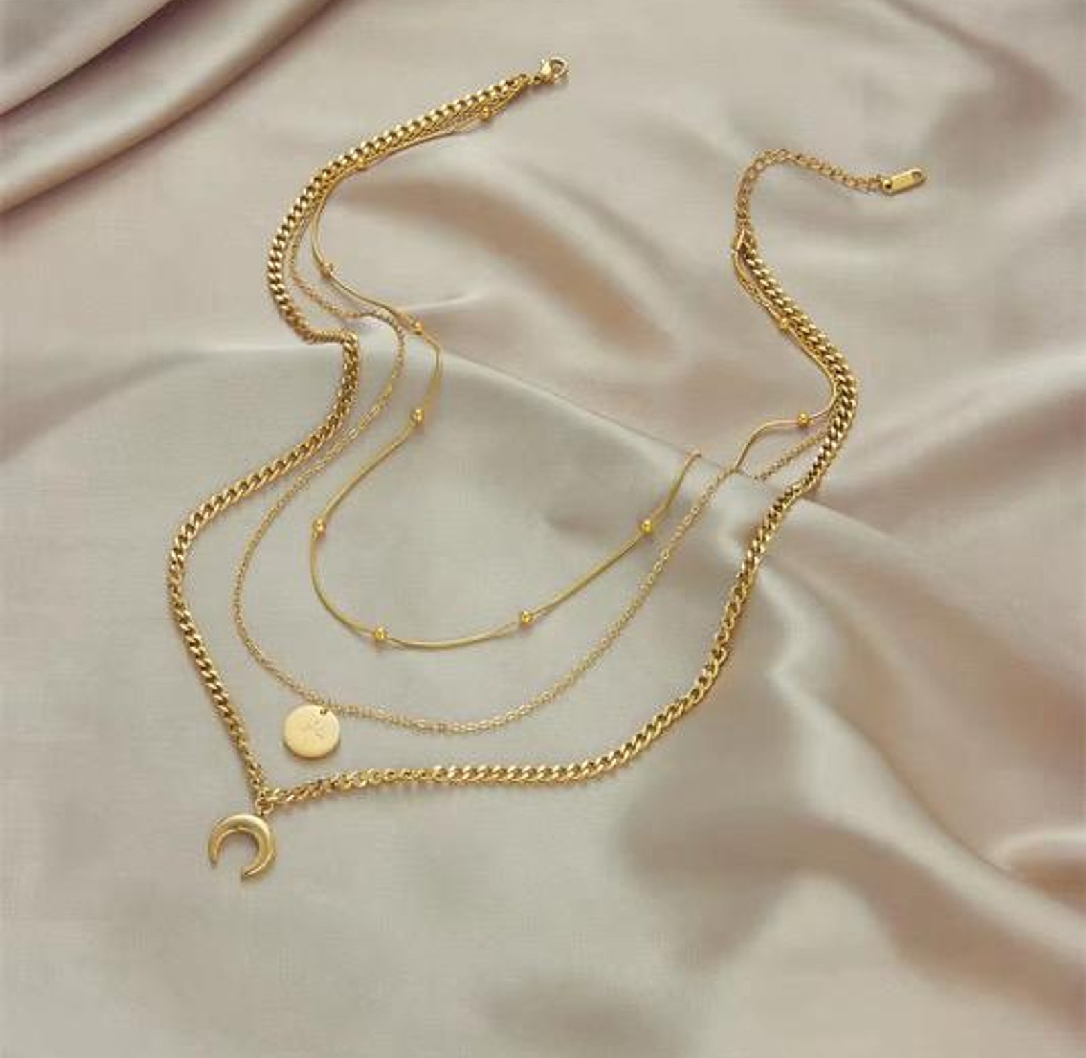 Moon Layered necklace  image
