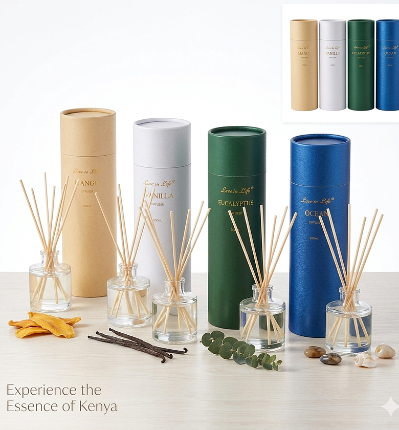 Love in Life Luxury Reed Diffusers 200ml Long Lasting Home Fragrance Air Freshener for Living Room Office & Airbnb image