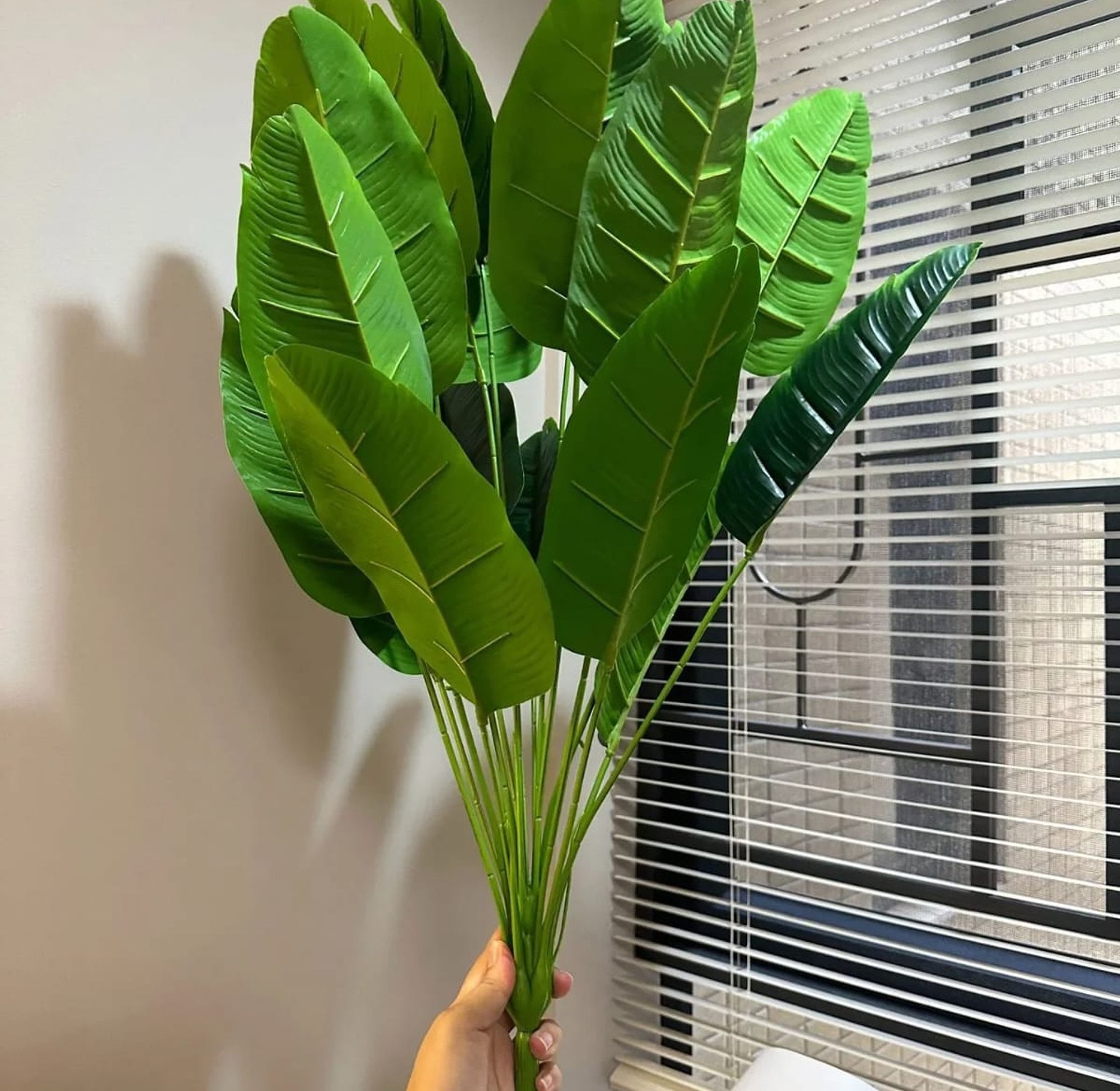 Artificial Tropical Palm & Banana Leaf Plants image