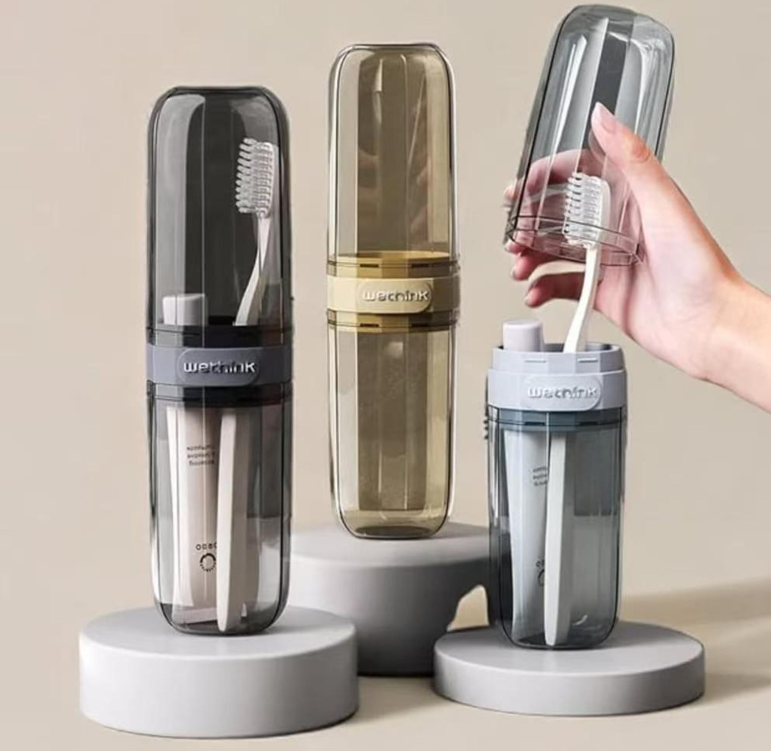 Portable Toothbrush & Toothpaste Holder image