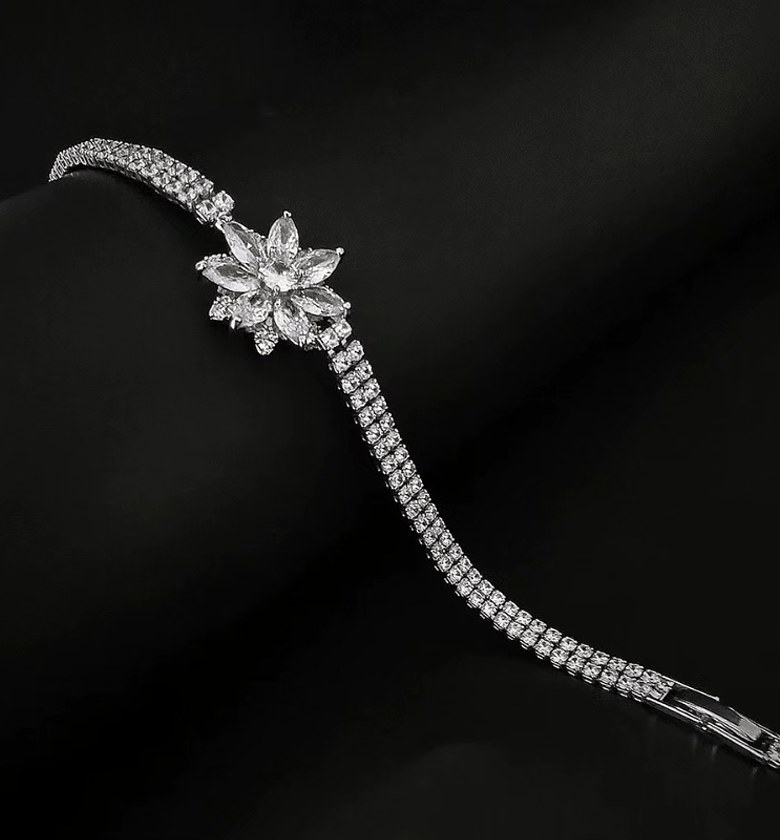 Cubic Zirconia Princess Bracelets image