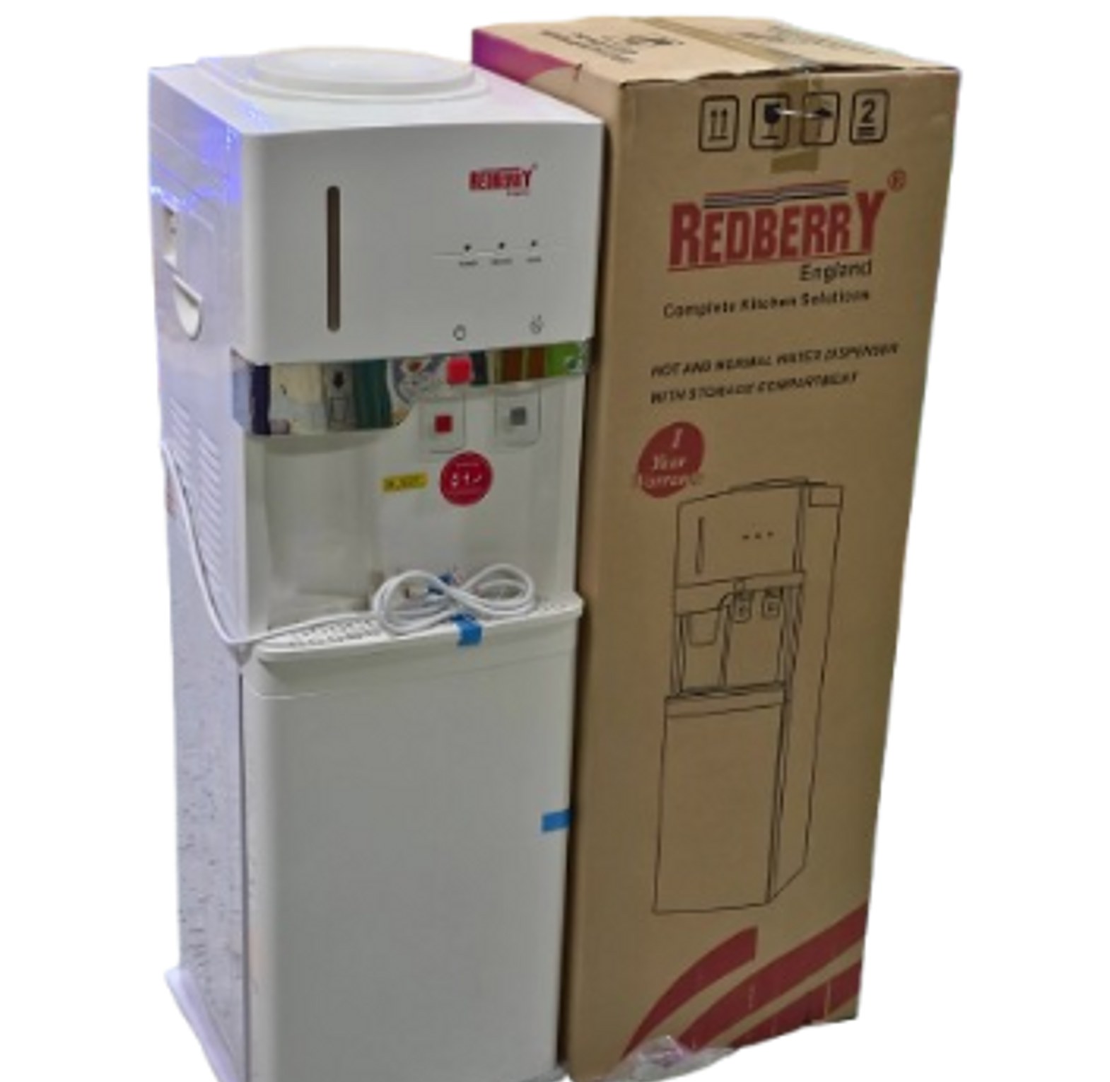 Redberry Hot and Normal Water Dispenser with a Storage Compartment image
