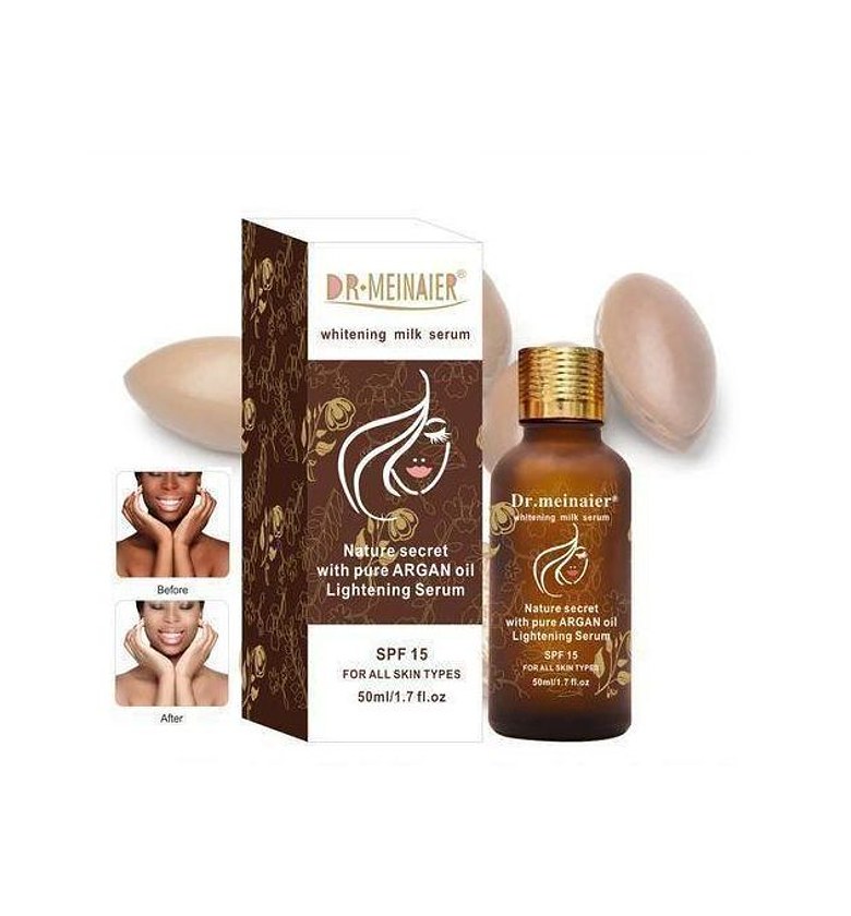 Dr. Meinaier Whitening Milk Serum with Pure Argan Oil SPF15 image