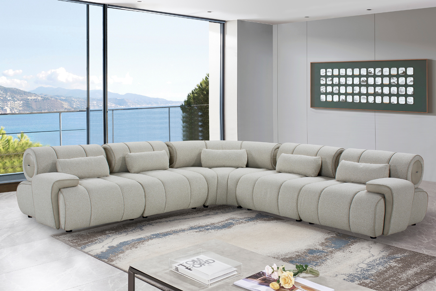 VISTA Corner Sofa + Ottoman image 2