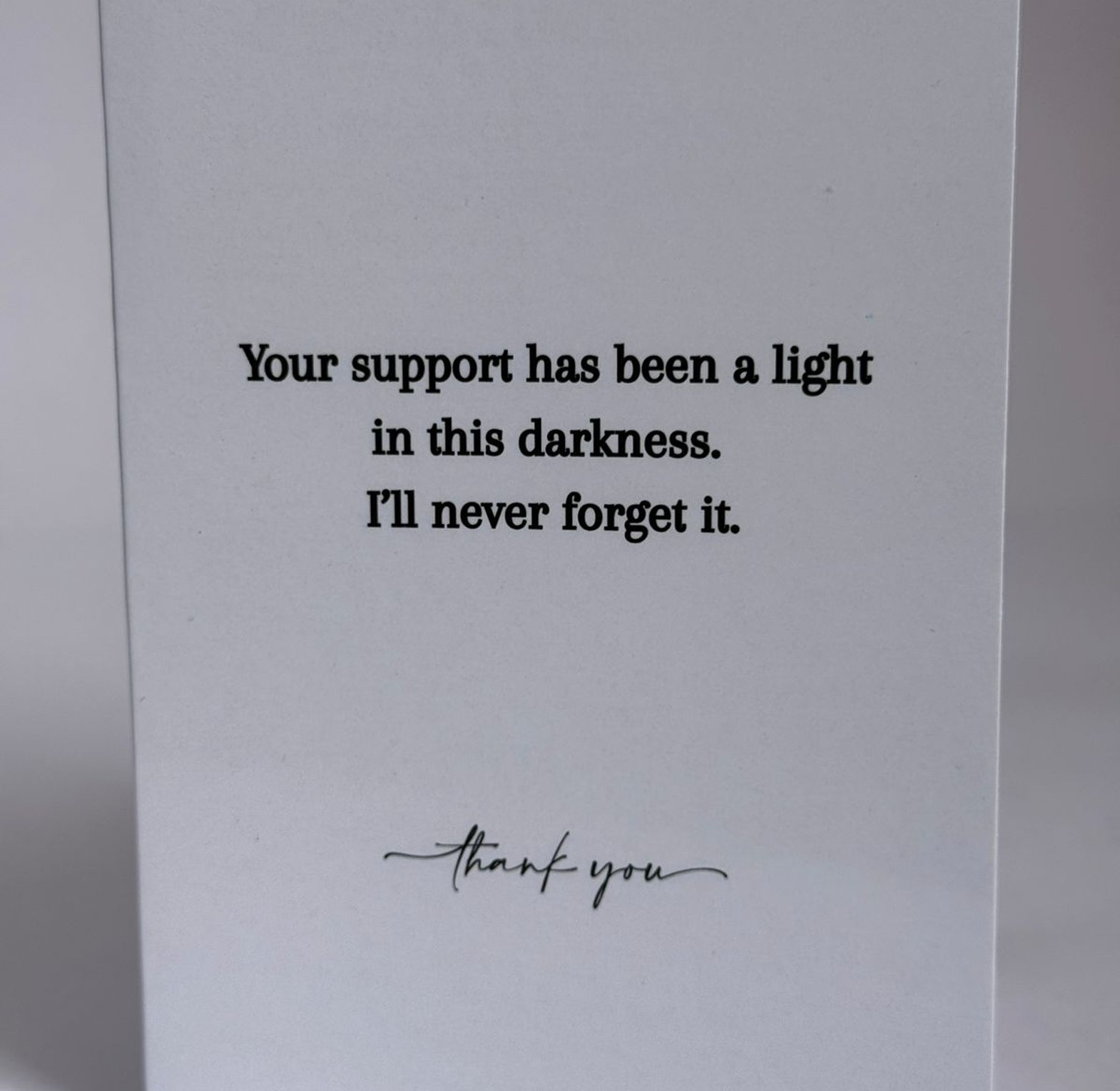 Thank you Card image
