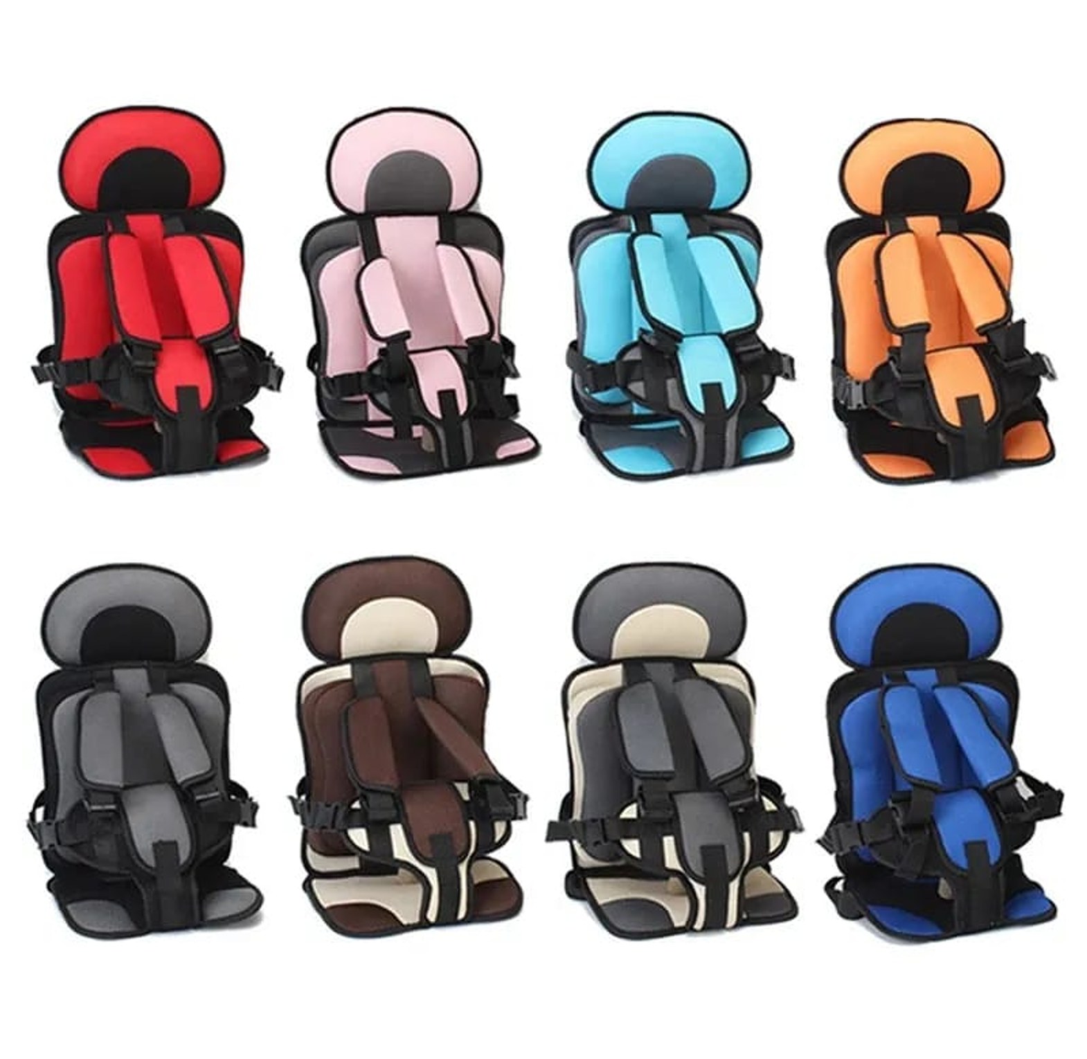 Children’s Safety Car Seat Cushion – Soft Non-Slip Booster Seat for Kids image