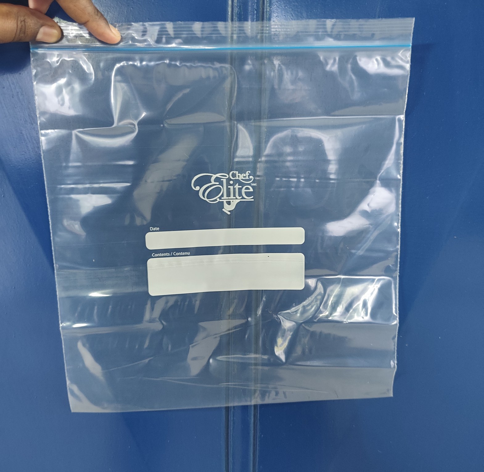 Chef Elite Heavy Duty Large Zipper Freezer Bags (12 Pack) - 2kg Capacity BPA-Free Food Storage - Durable Kitchen Seal Bags image