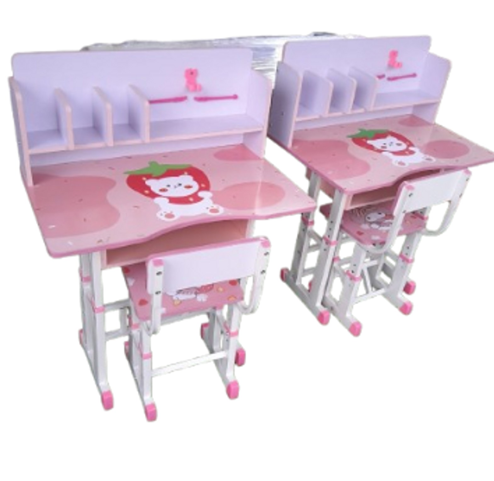  Kids' Study Tables with Chairs, "Bookshelf Kids Study Table" or "Children's Study Set image