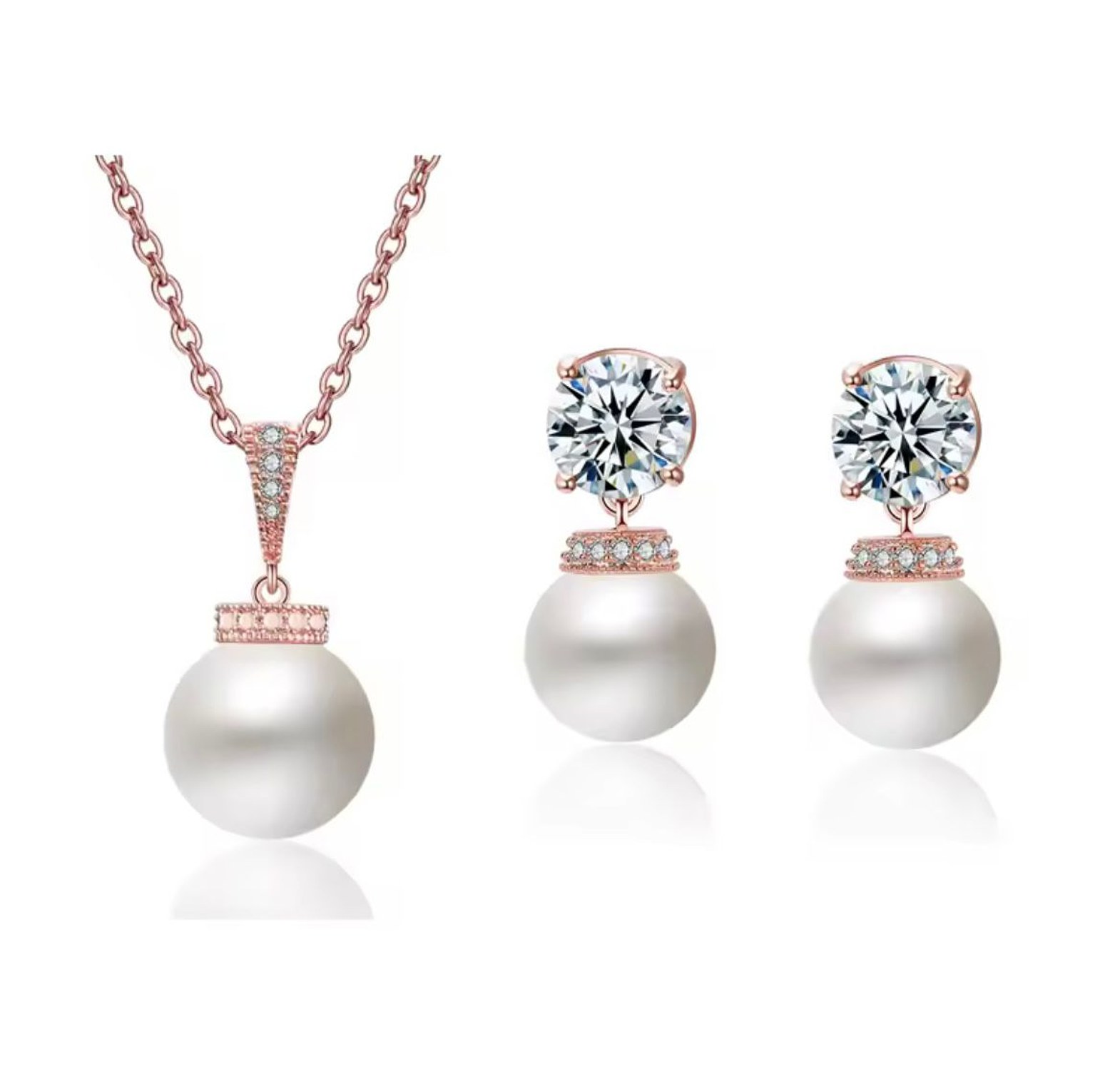 Luminous Orbit Pearl Set image