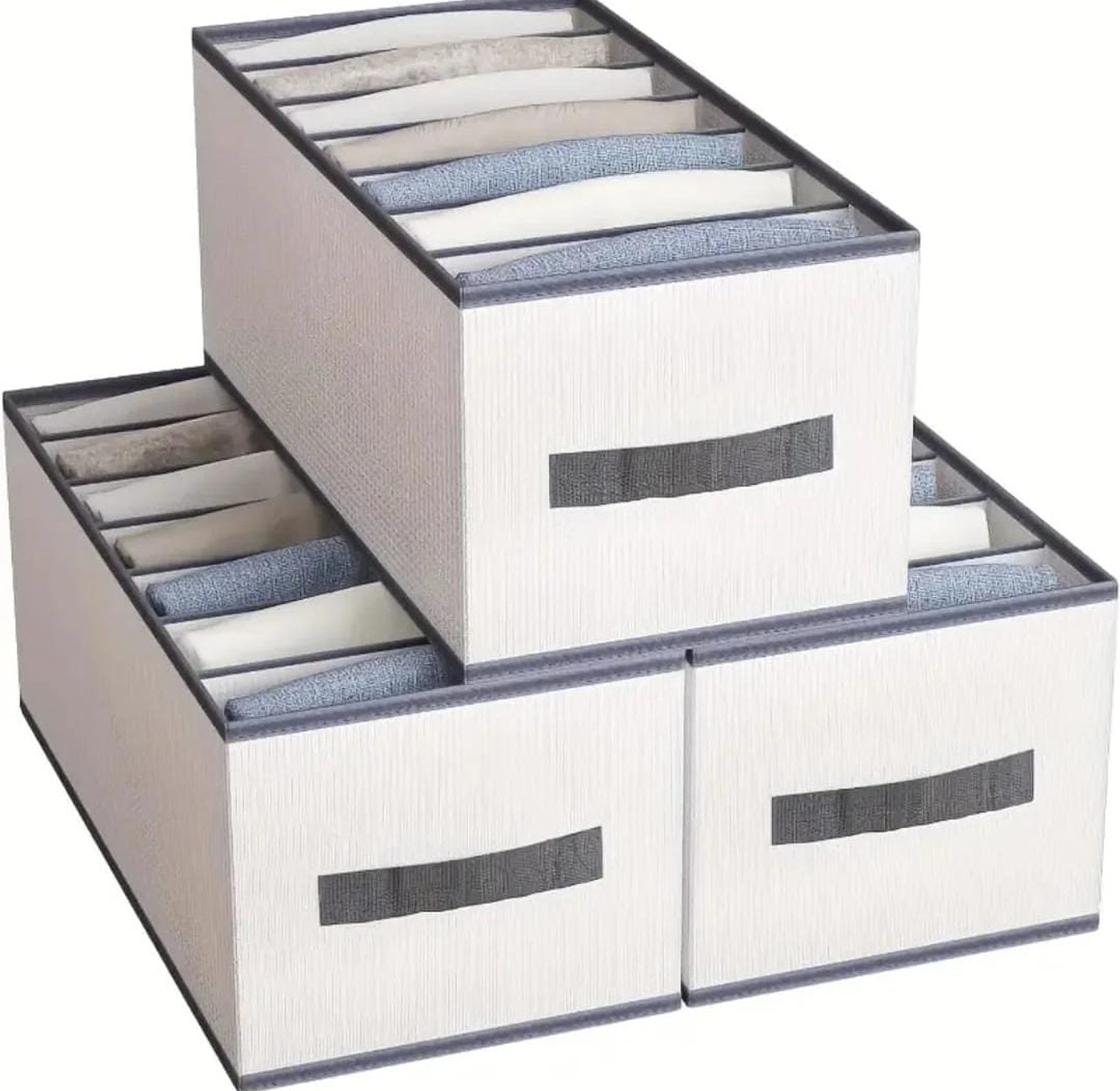 8 grid jeans/cloth  storage organizer  image