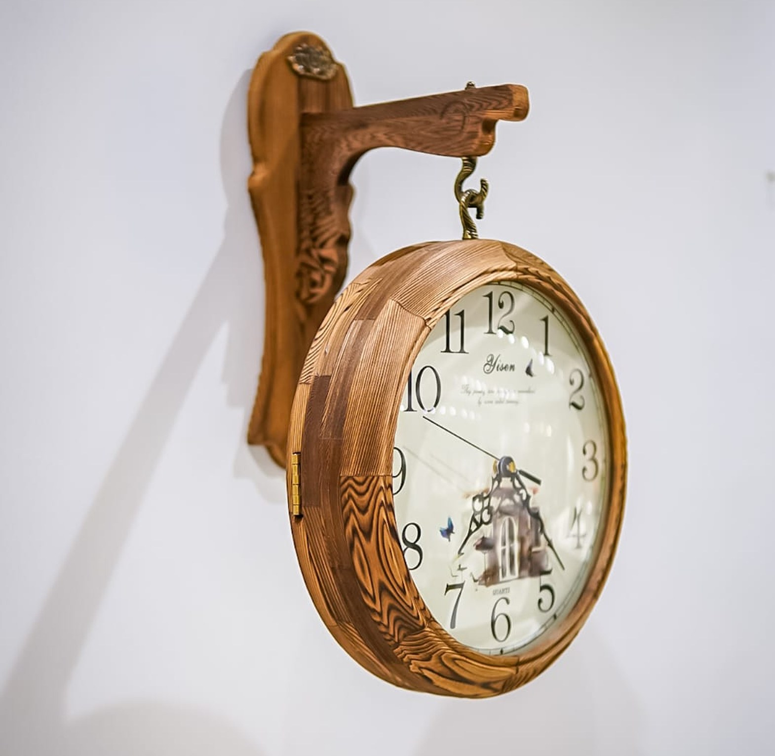 Vintage Double-Sided Clock image