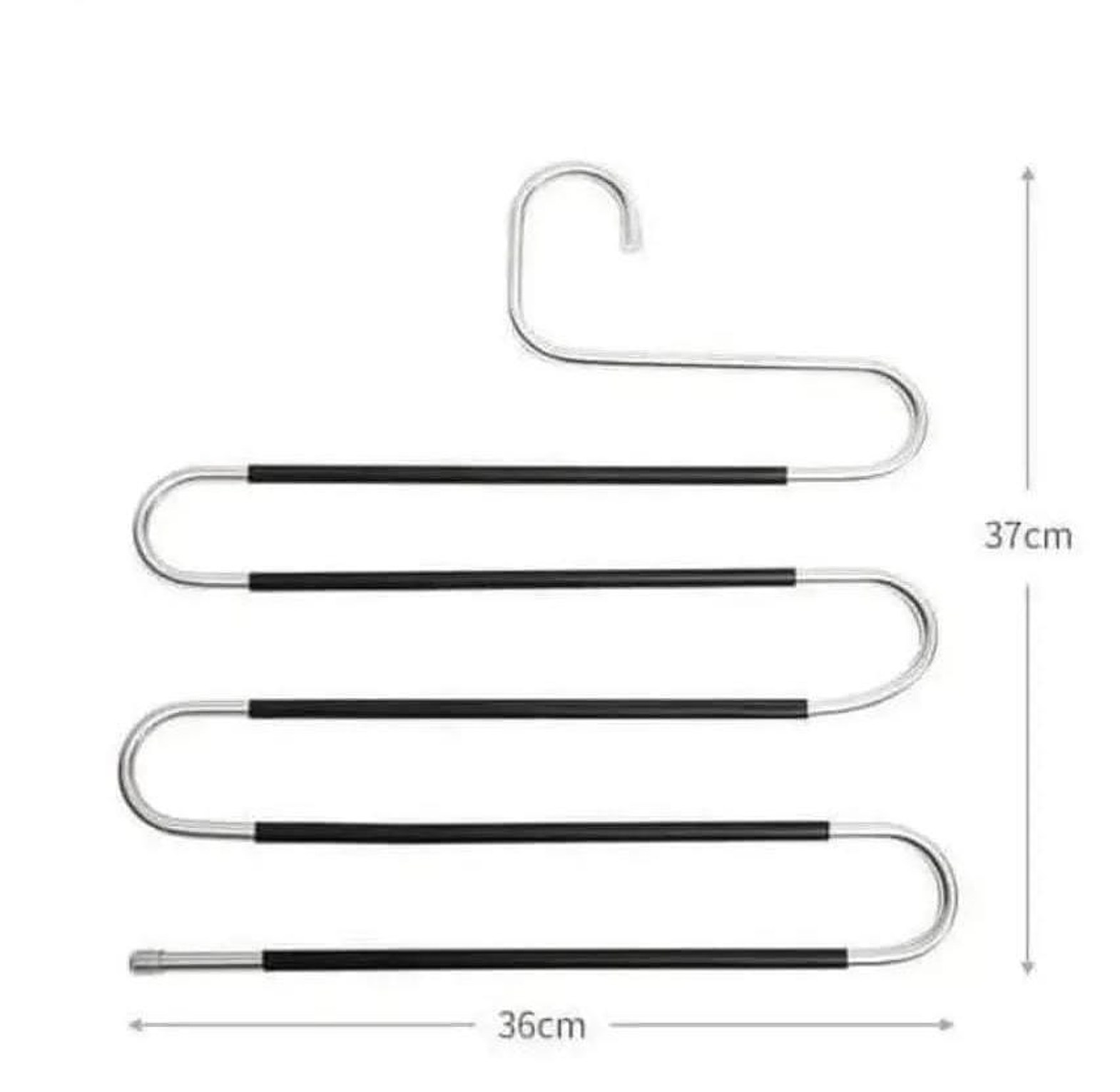 S-Shaped hangers with antislip coating  image