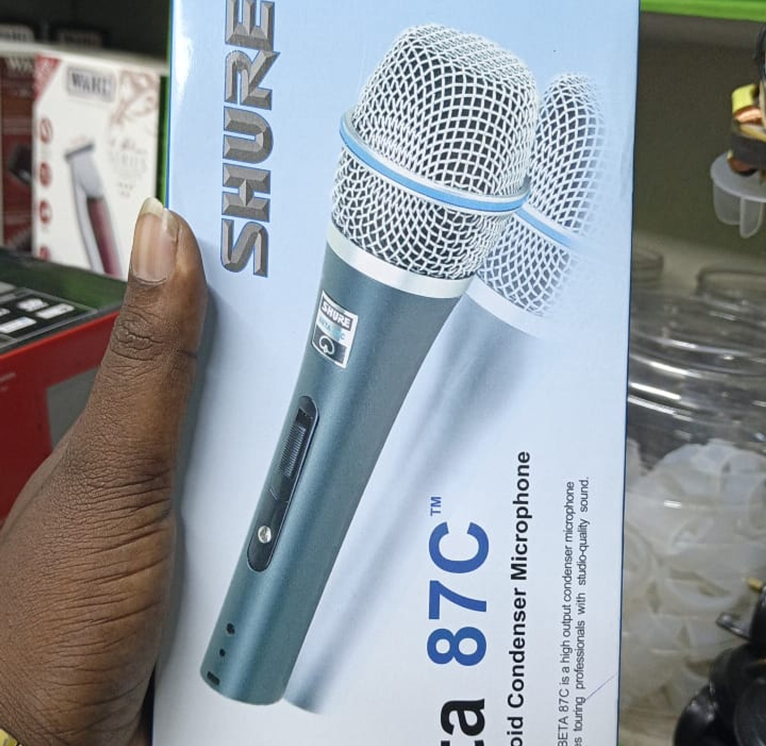 MICROPHONE. Shure Beta 87C Cardioid Condenser Microphone.  image