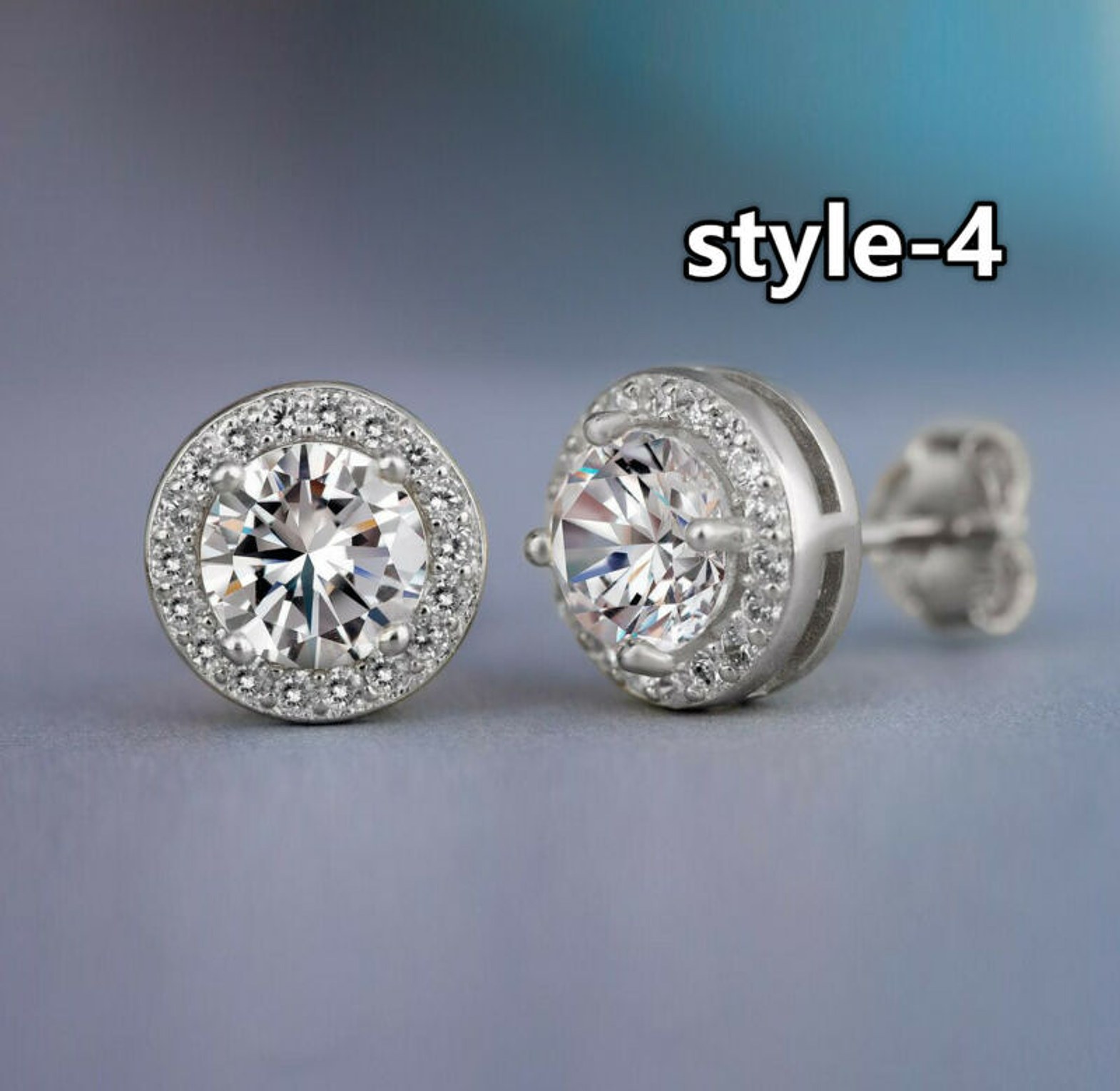 Cubic Zirconia Round & Square Studs image