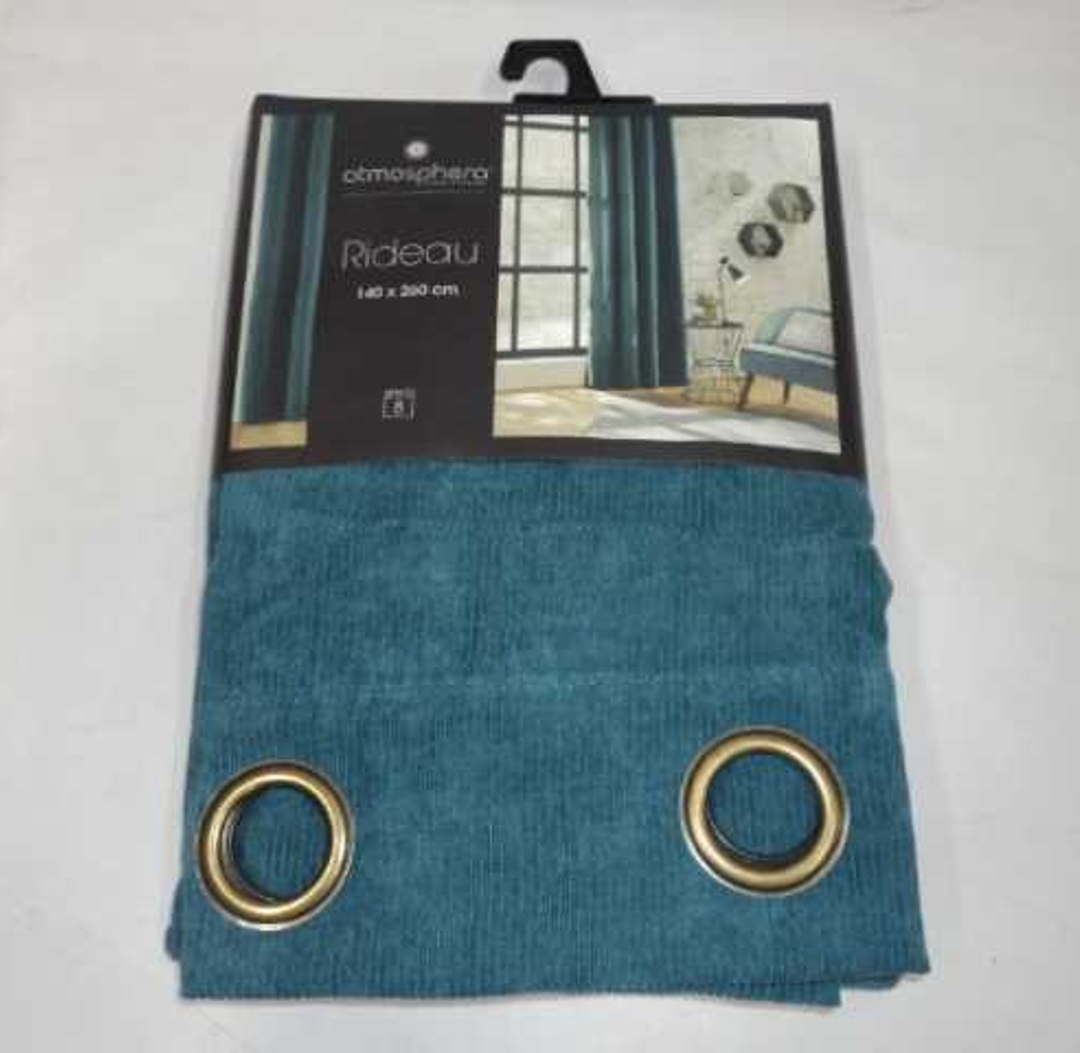 CORDEROY CURTAIN BLUE 140 image