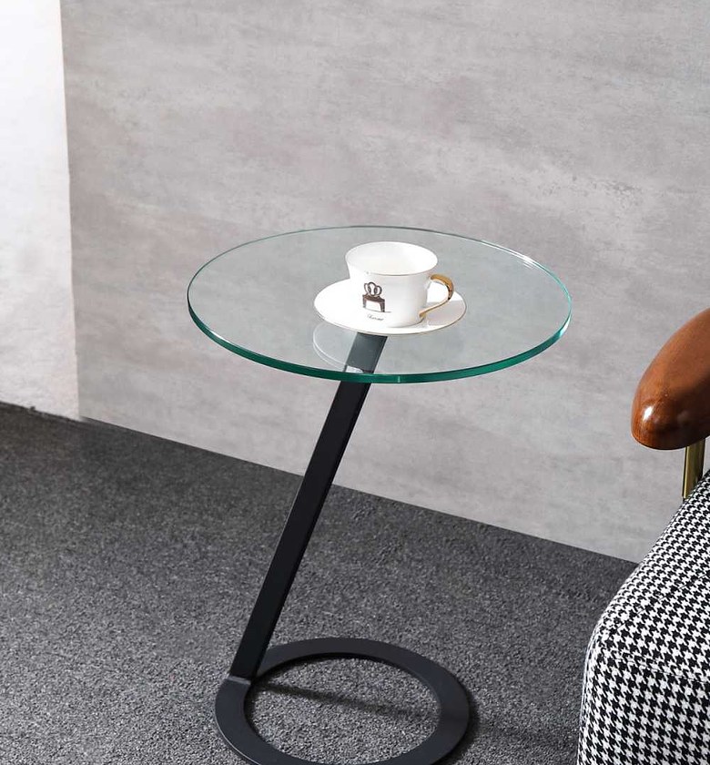 
TABLE CORNER clear glass image