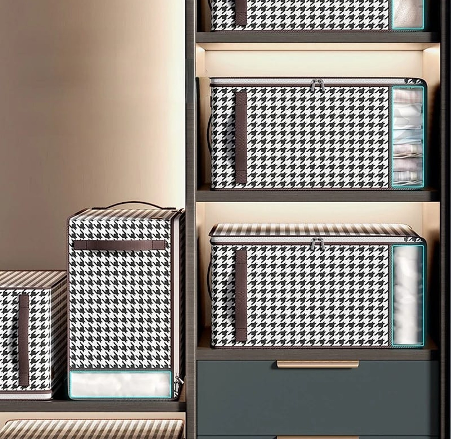 Large Capacity Dust-Proof and Moisture-Proof Clothes and Quilt Storage Organizer image