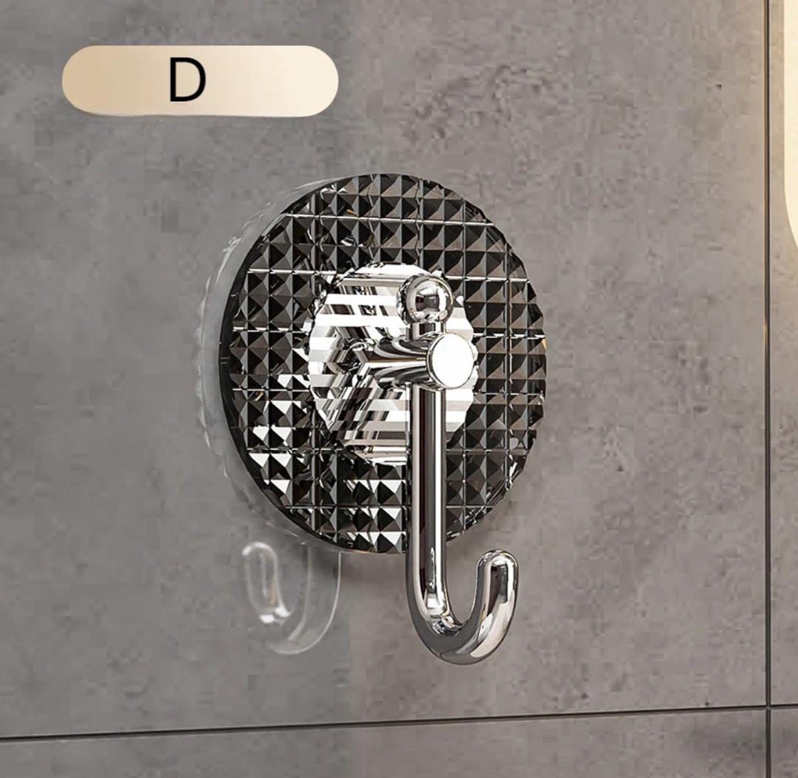 2pcs No Drilling Light luxury Wall Hook image