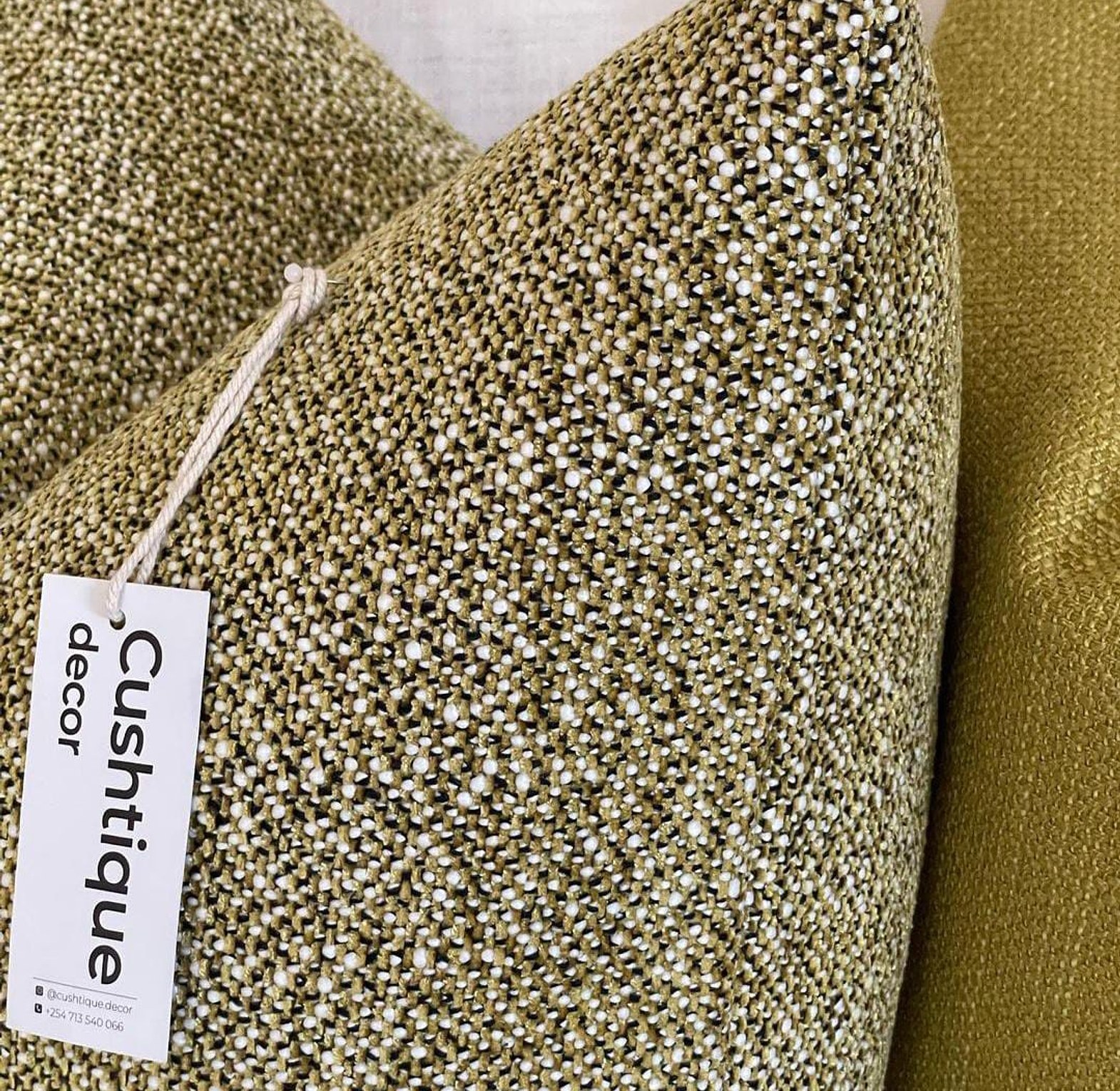 LEMON DOTTED CUSHION image