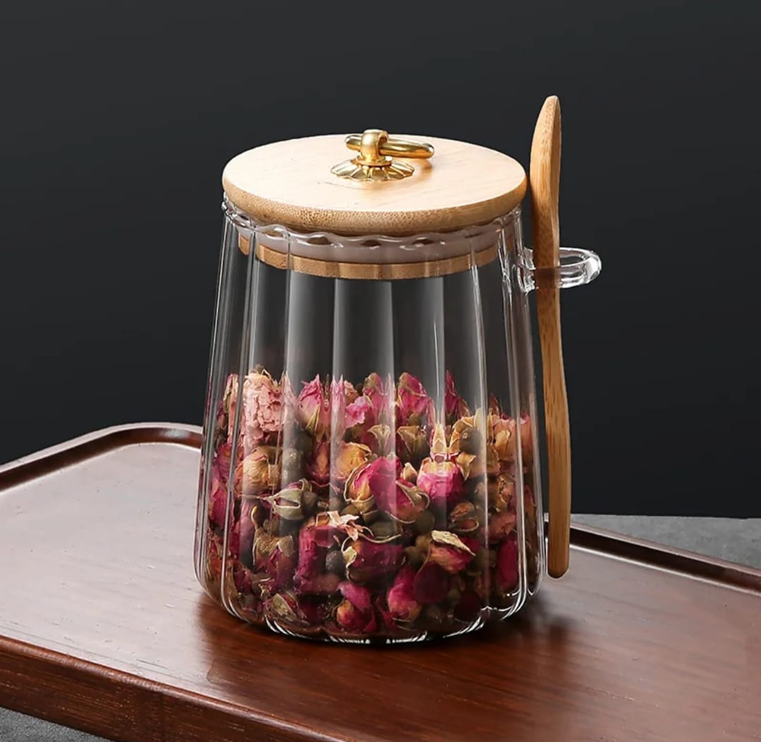 700ml Airtight Borosilicate Glass Storage Jar image