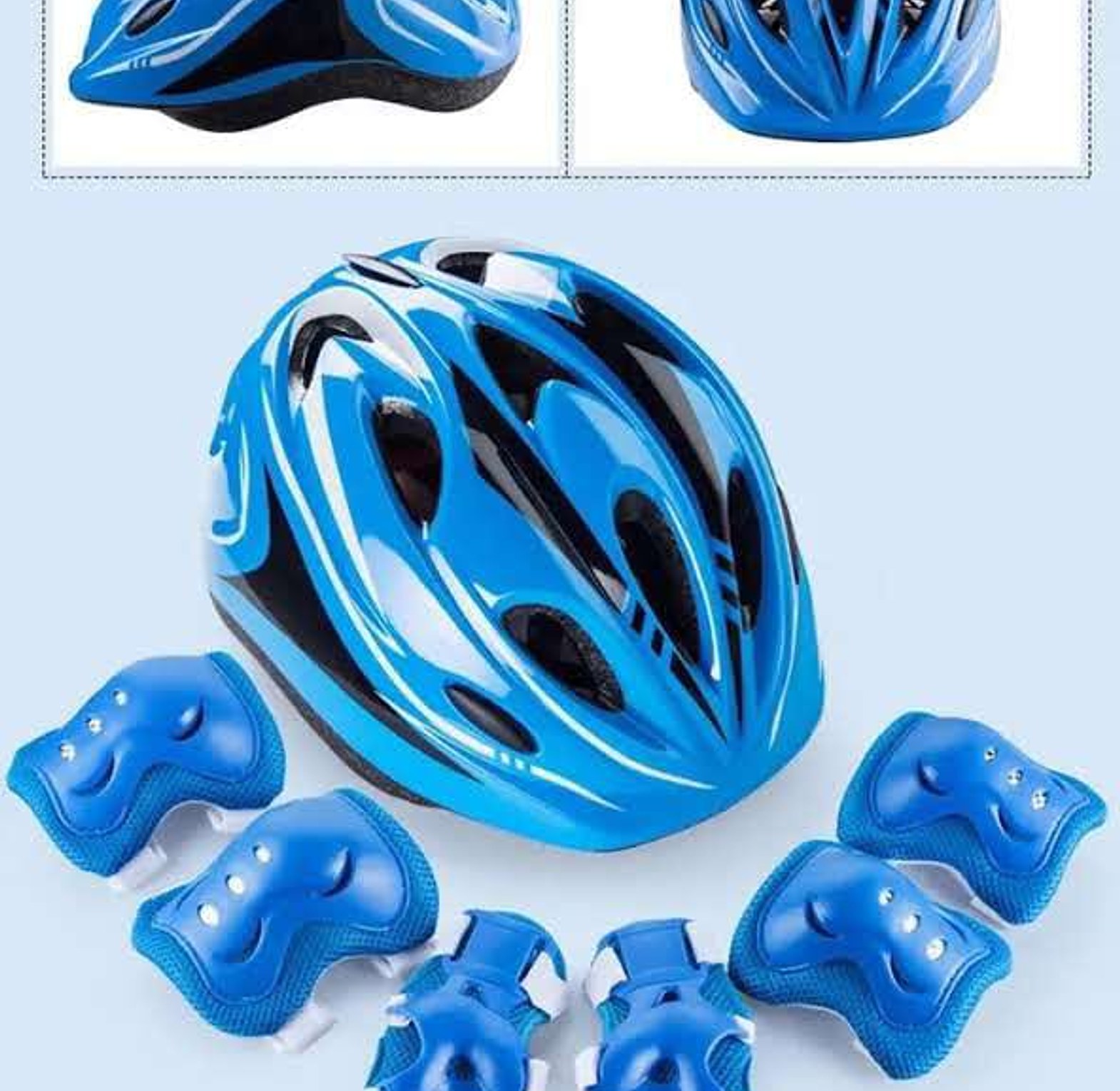 7 in 1 protective gears Hard helmet plus guards image