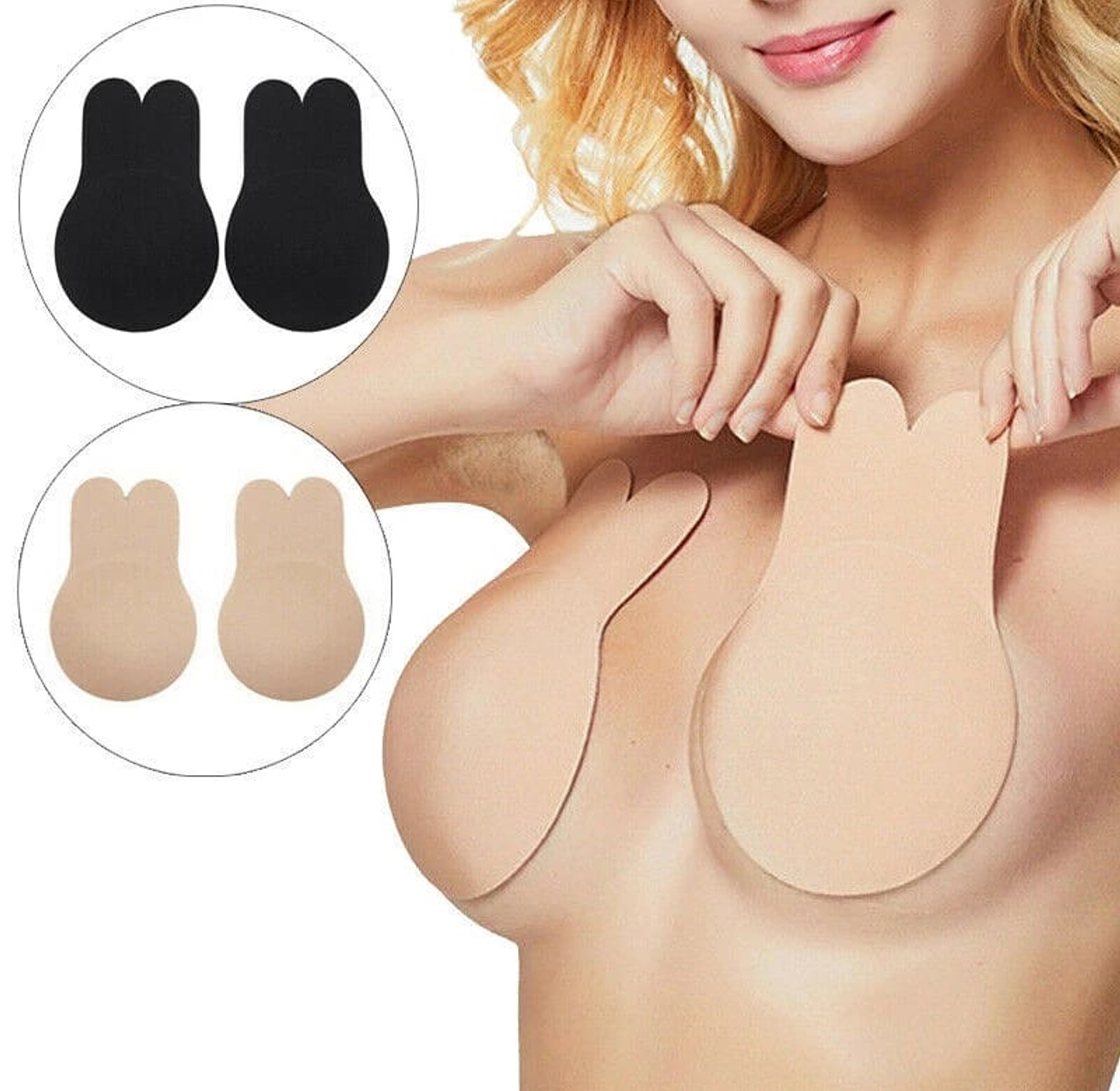 Women push up bras self adhesive  image