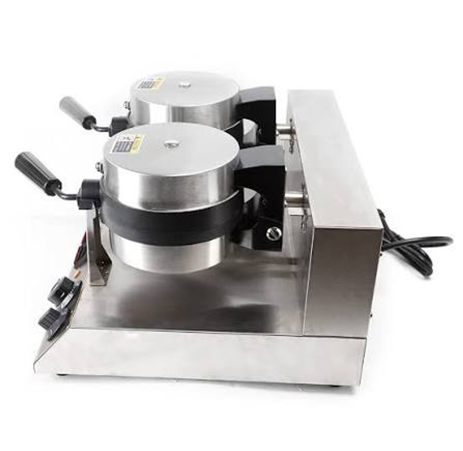 Commercial double waffle baker image