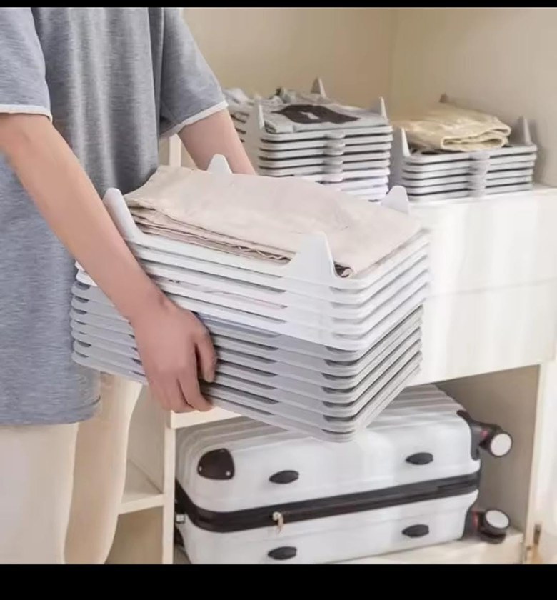 Folding Board Plastic T-Shirt Organizer image