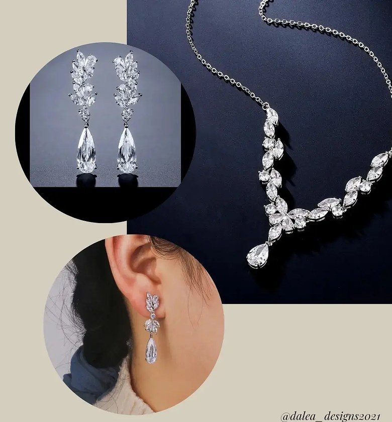 Bridal cubic Zirconia set image