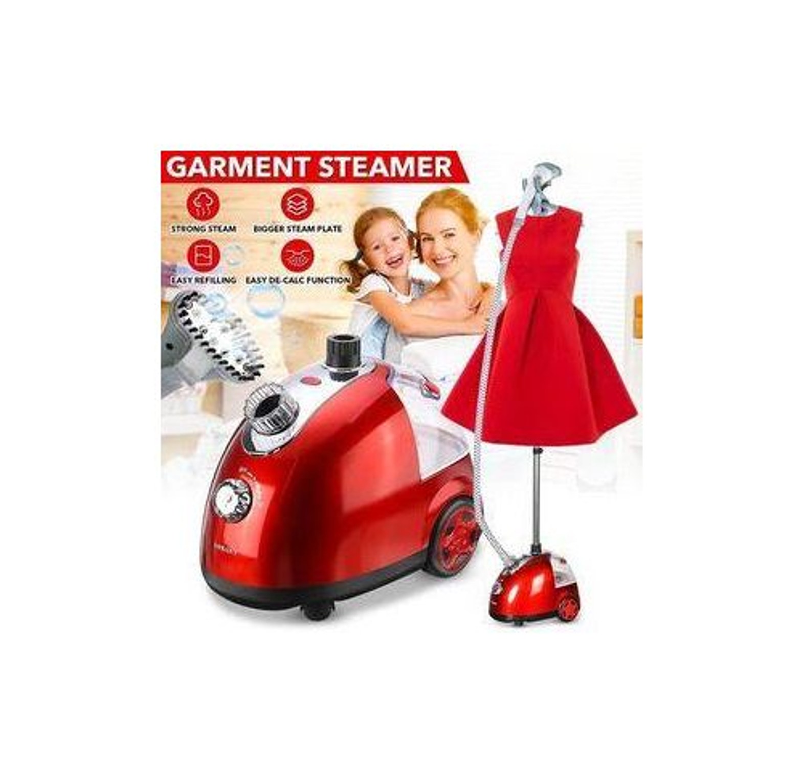 Sokany Steamer for Clothes,2000W Powerful Standing Garment Steamer  image