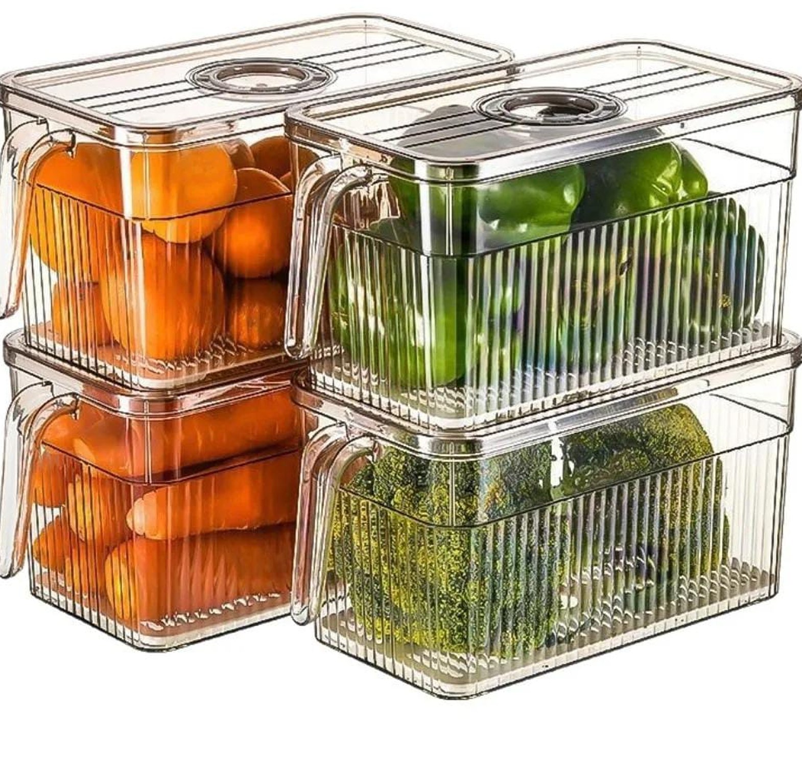 Acrylic Fridge storage containers image