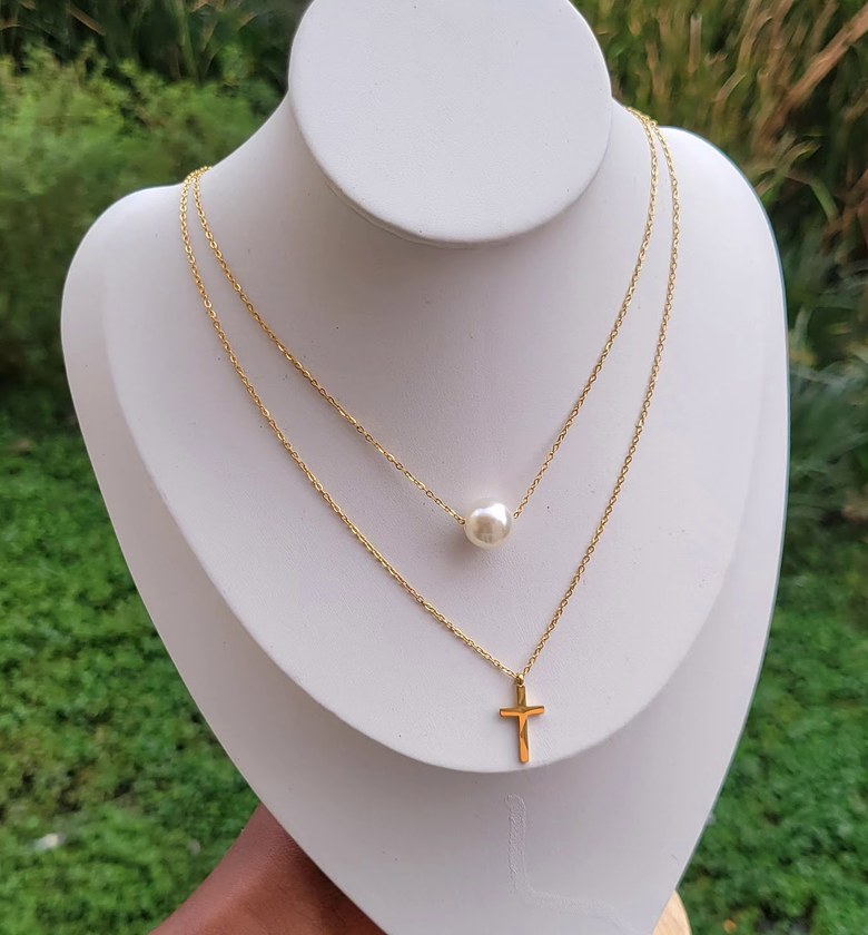 Cross and Pearl image