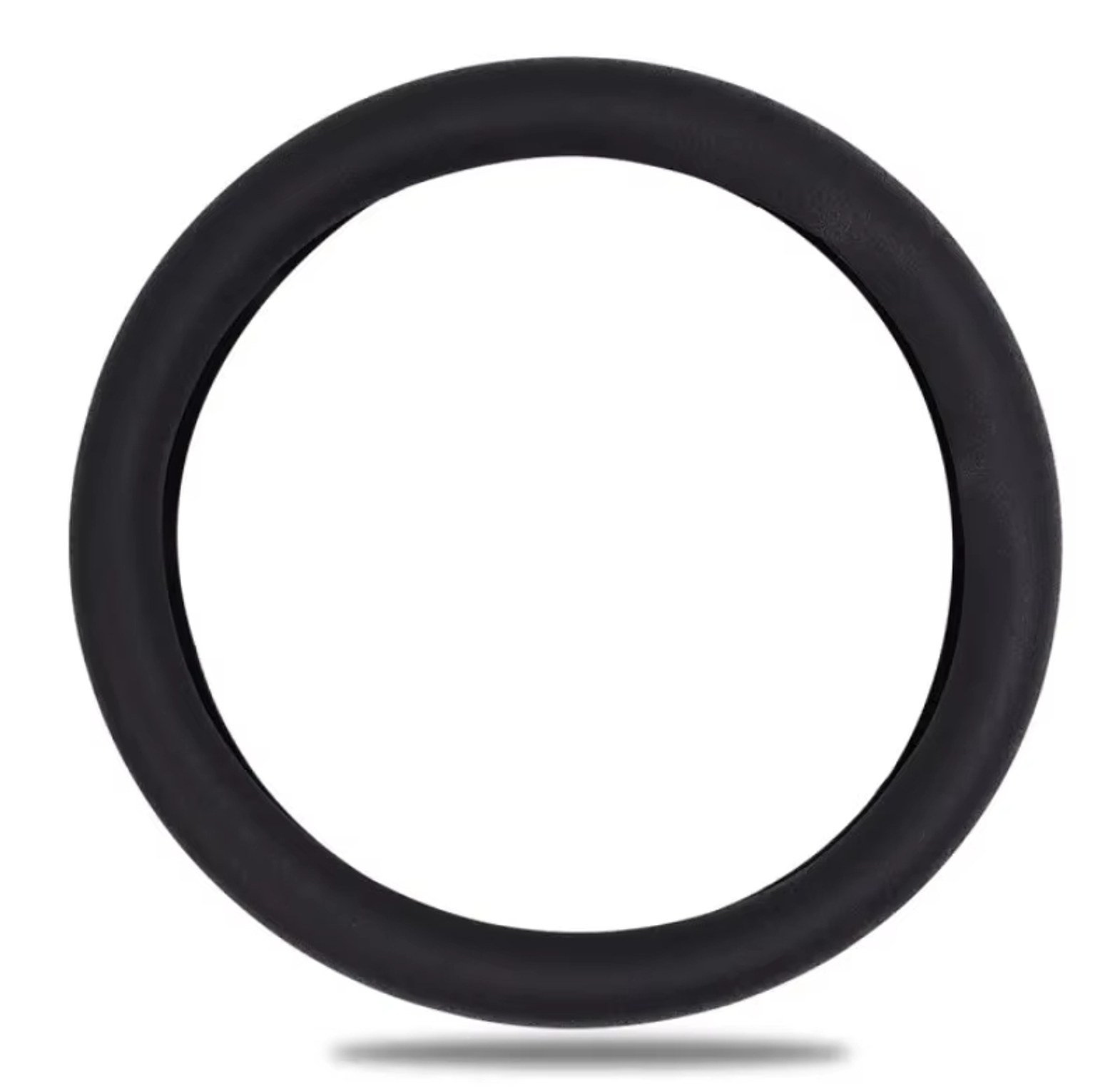 Universal Anti-Slip Silicone Car Steering Wheel Cover Protector - Durable Soft Grip for All Models (38cm) image