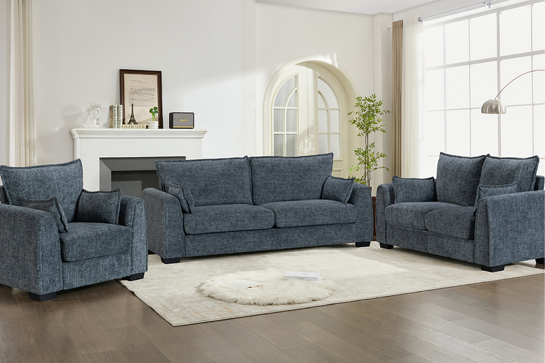 ELYSSE 6 Seater Fabric Sofa (3+2+1) image
